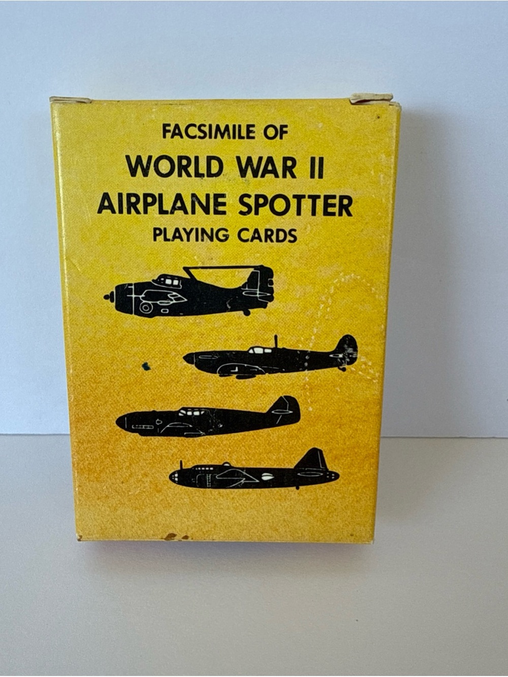 World War II Airplane Spotter Playing Cards - New in box VTG